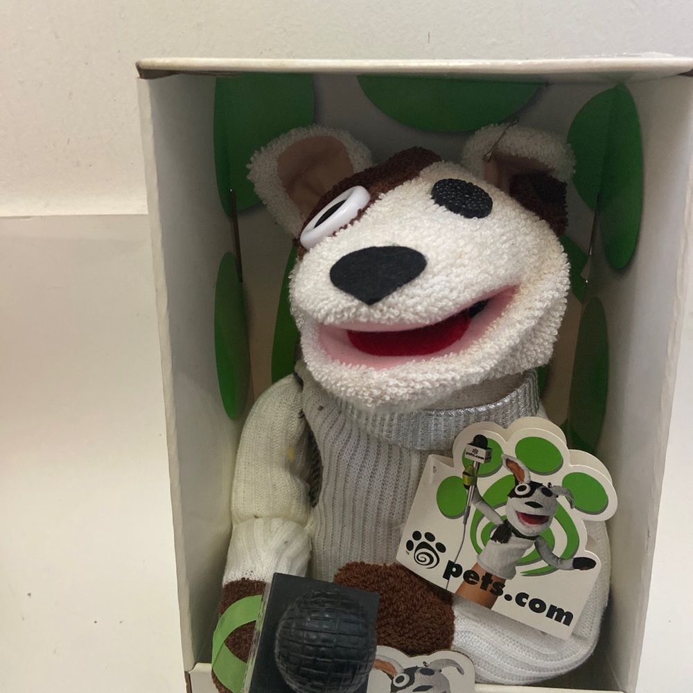 Pets.com Dog Sock Puppet by Fun 4 All, New in Box